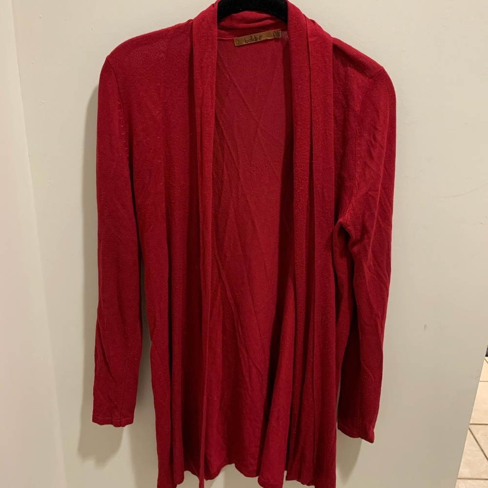 Long Red Cardigan (Belldini Brand)